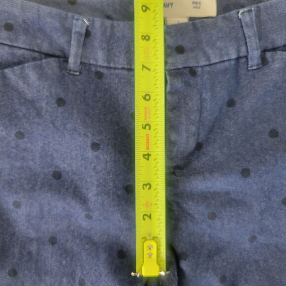 Old Navy Womens Jeans 2 Blue Low Rise Pixie Ankle Polka Dot Denim W28 x L25 - Picture 5 of 15